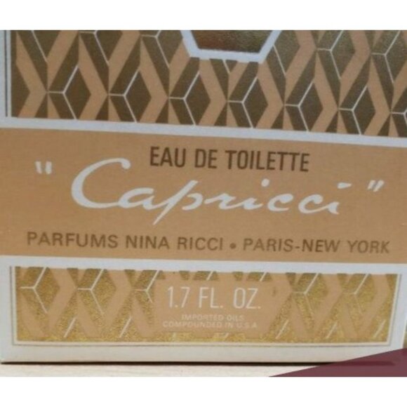 Capricci by Nina Ricci 1.7oz Rare VINTAGE Jasmine Ylang Tuberose Sandalwood Lily - Picture 3 of 3
